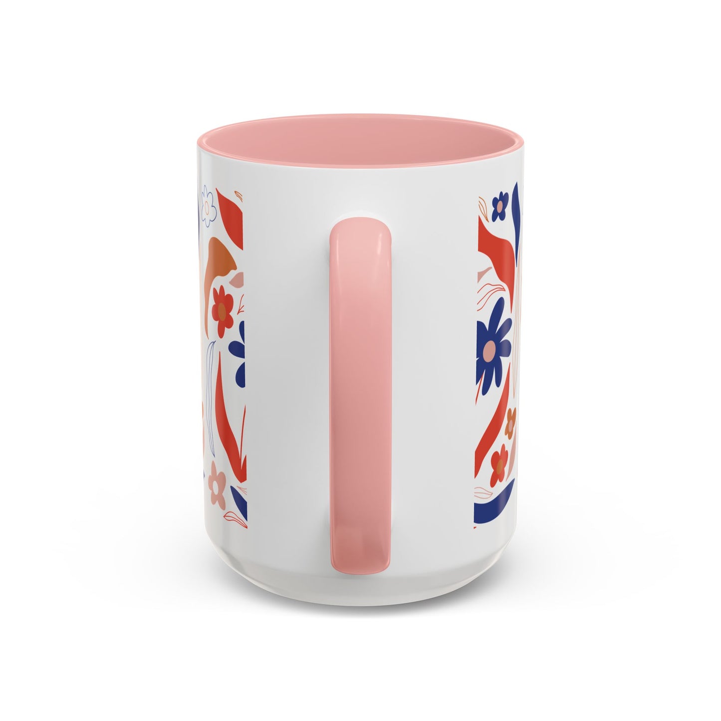 Floral Accent Coffee Mug