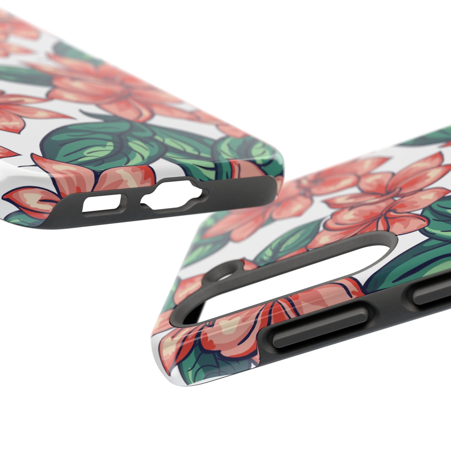 Phone Case, Floral Design, Protective Case, Cover, Strong, Durable, Custom Shell