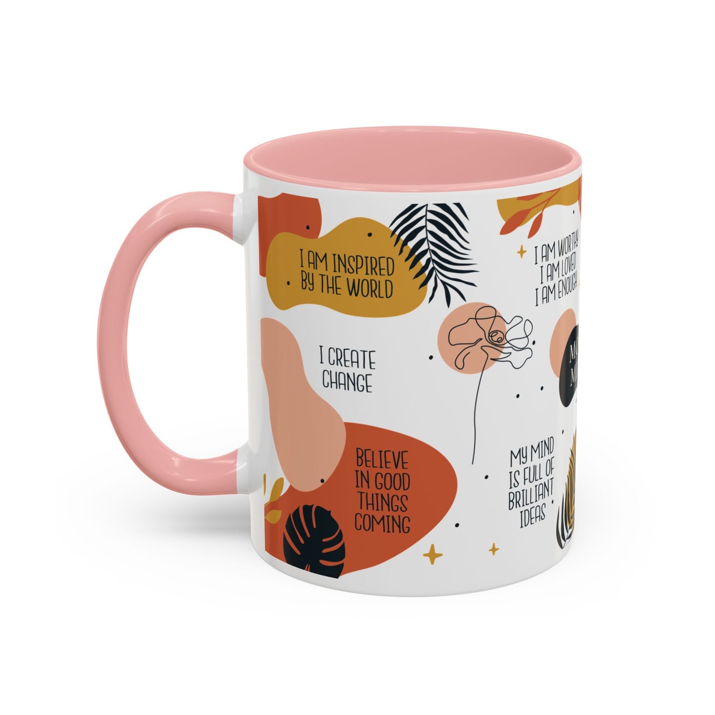 Morning Mindset Accent Coffee Mug