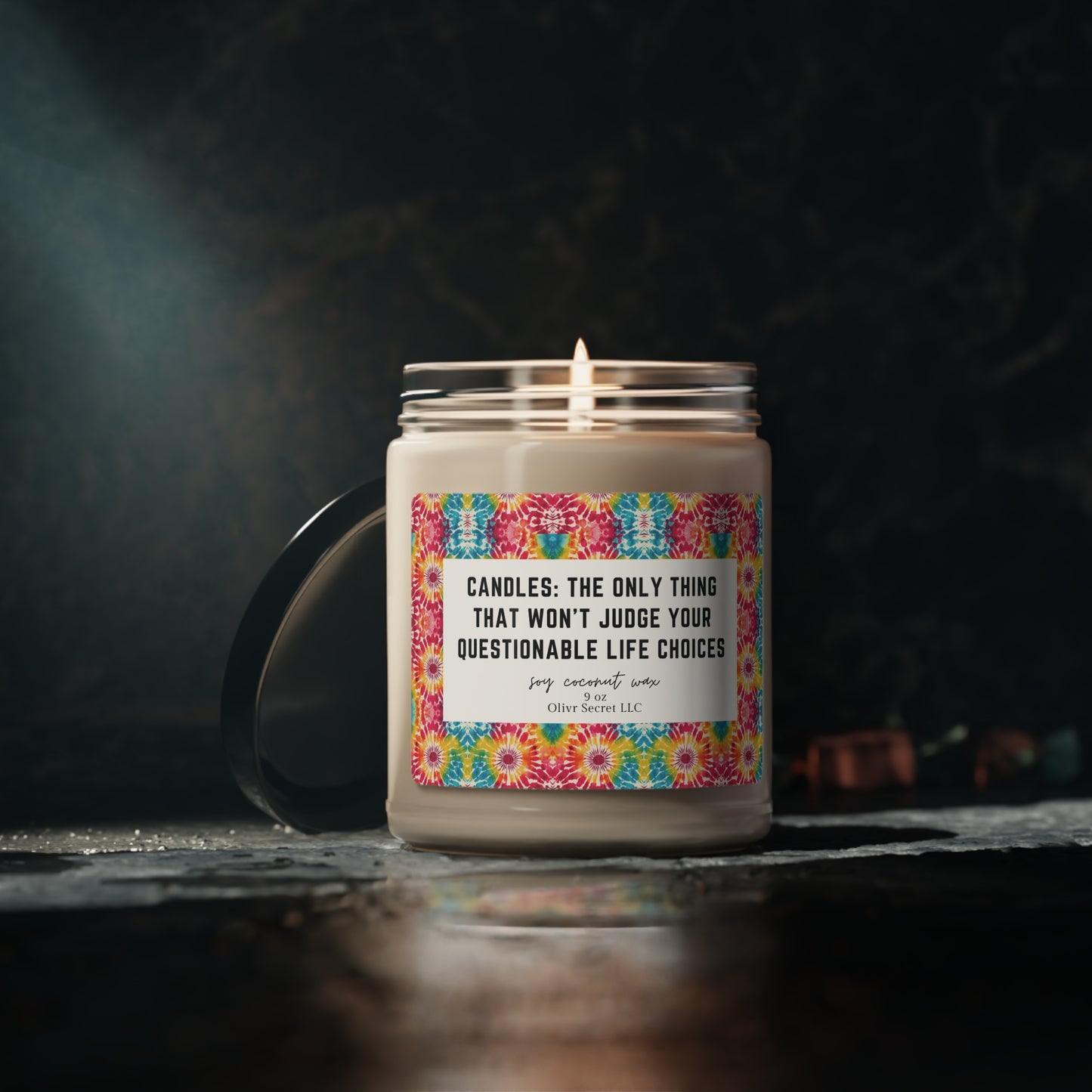 Candles: the only thing that won't judge your questionable life choices Scented Soy Candle, 9oz