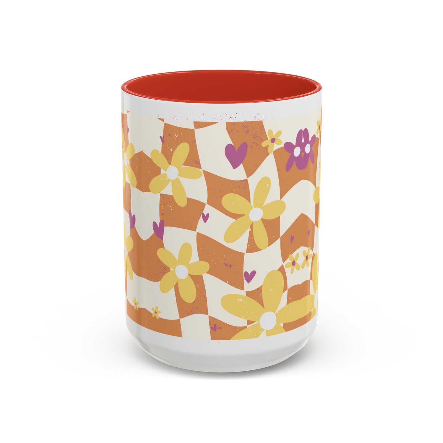 Floral Accent Coffee Mug