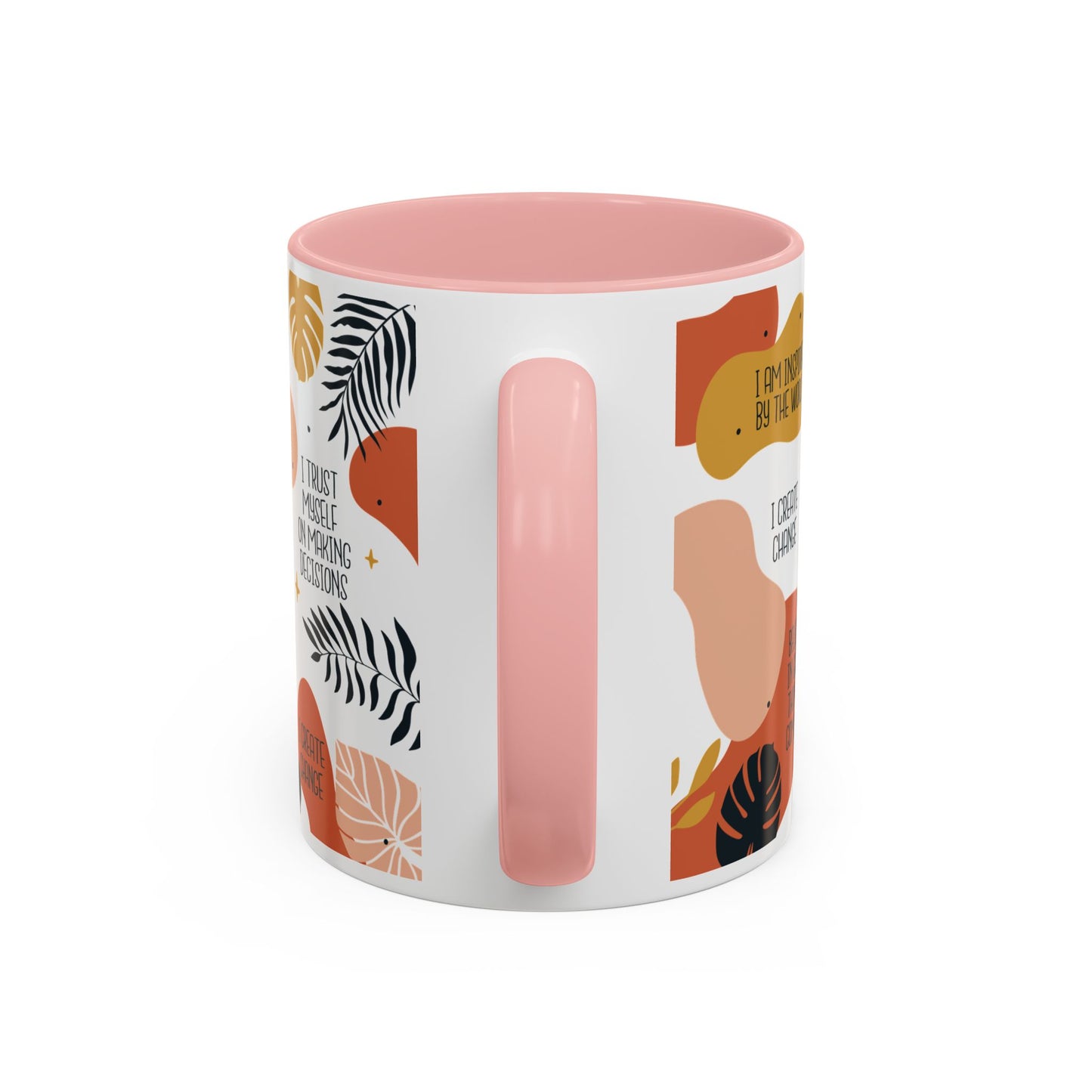 Morning Mindset Accent Coffee Mug