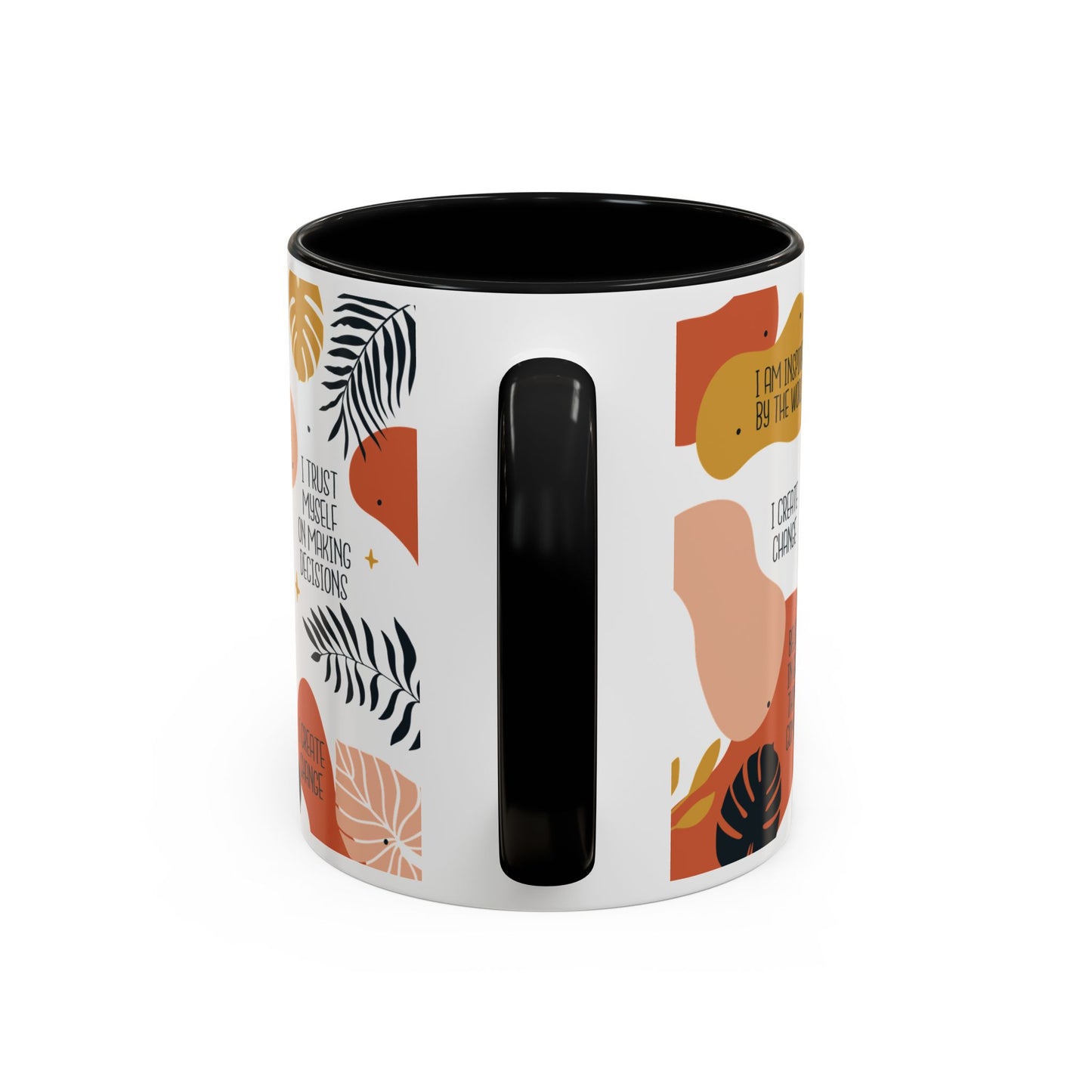 Morning Mindset Accent Coffee Mug