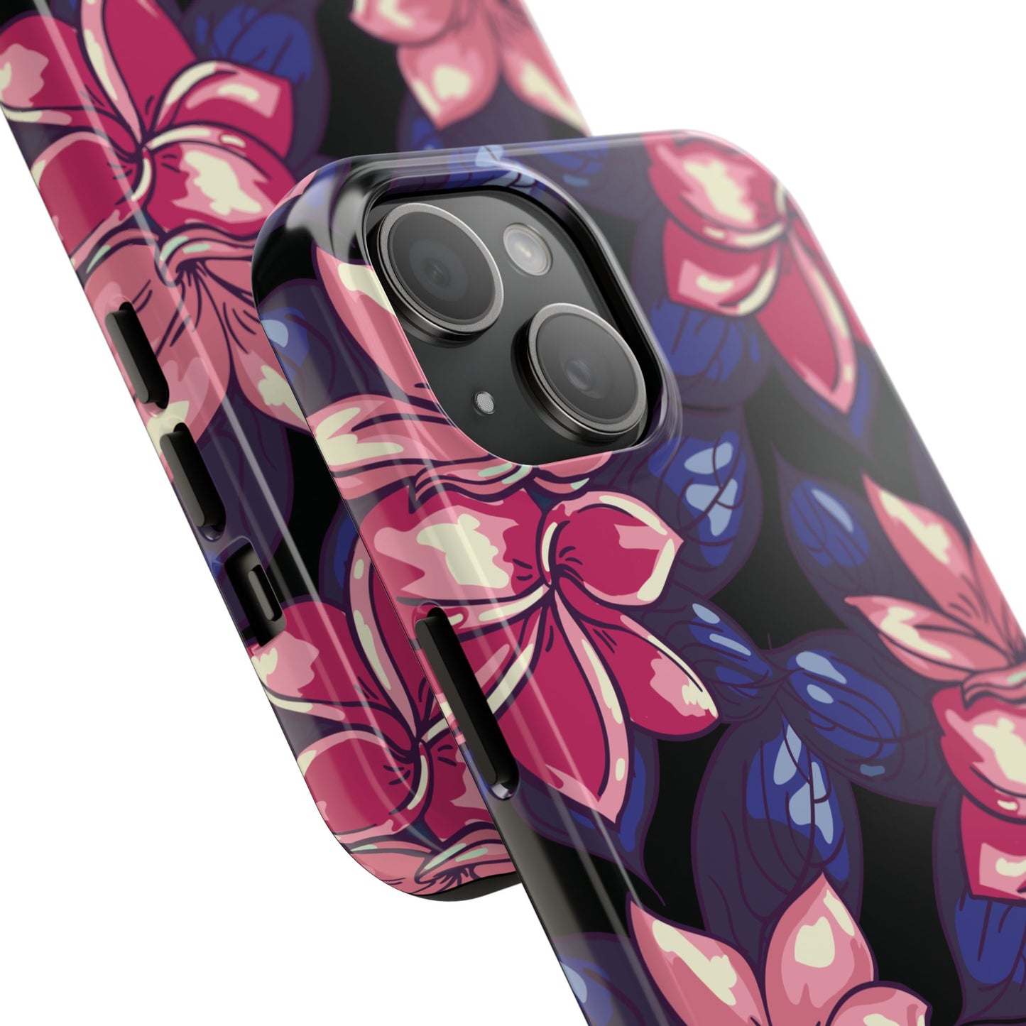 Phone Case, Floral Design, Protective Case, Cover, Strong, Durable, Custom Shell