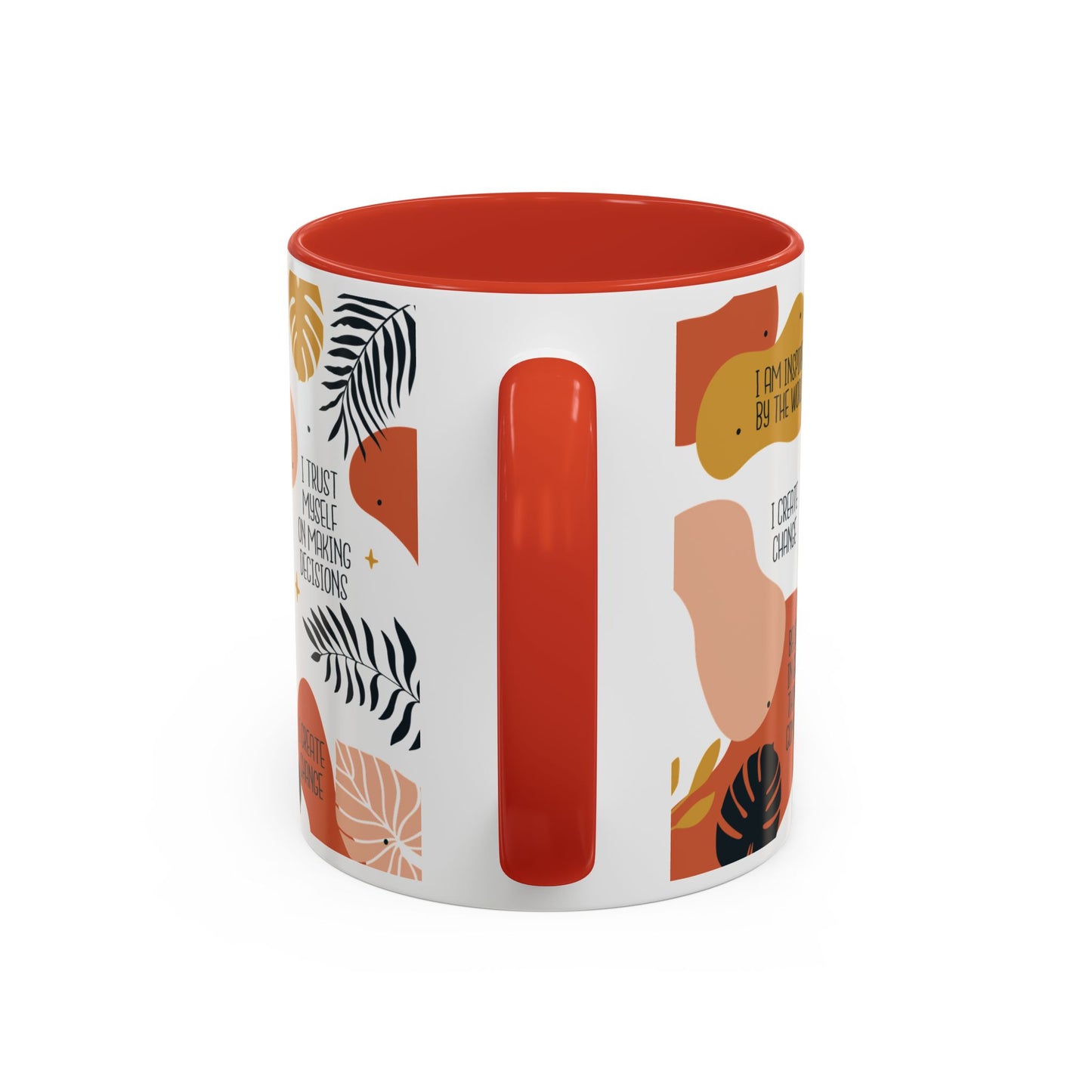 Morning Mindset Accent Coffee Mug