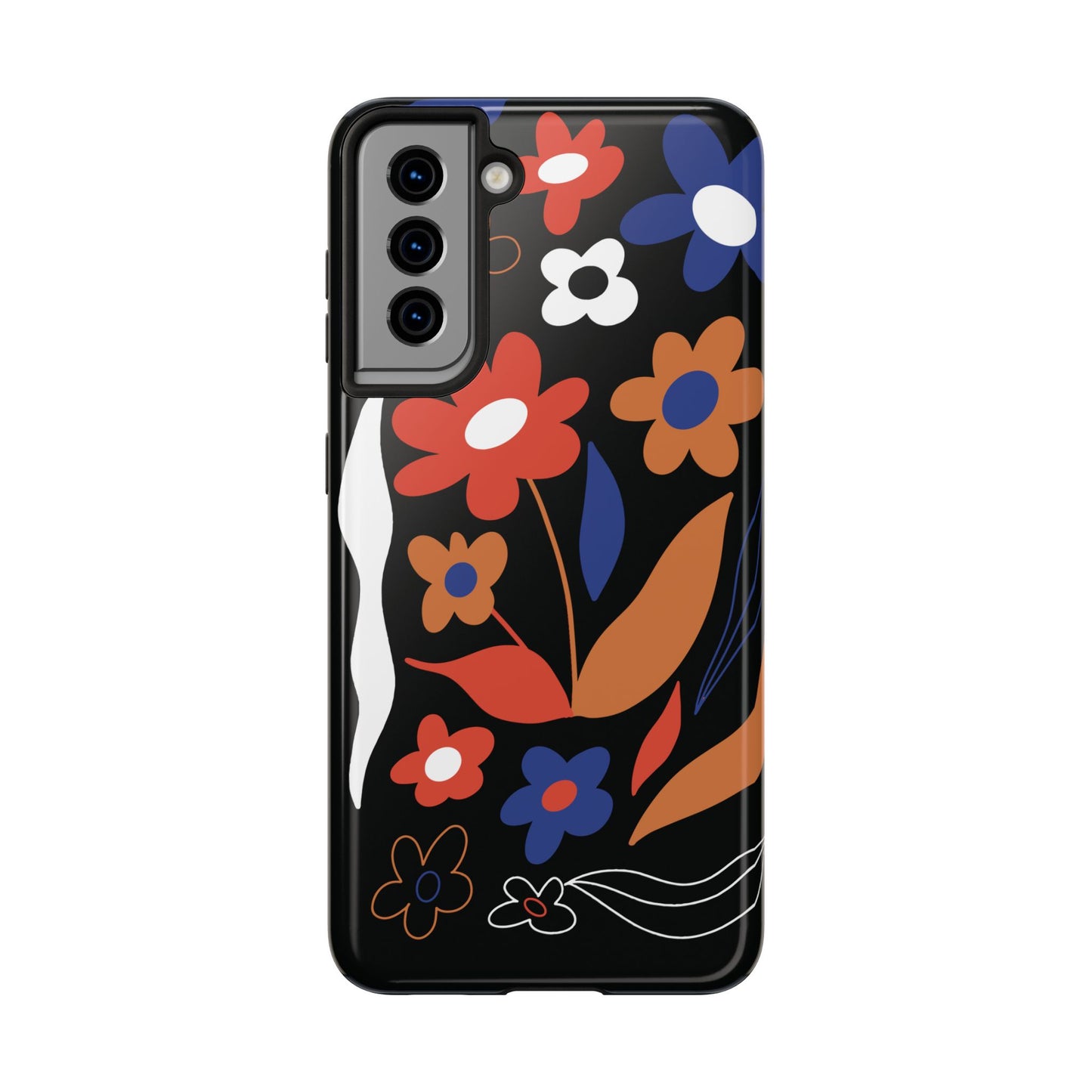Phone Case, Floral Design, Protective Case, Cover, Strong, Durable, Custom Shell