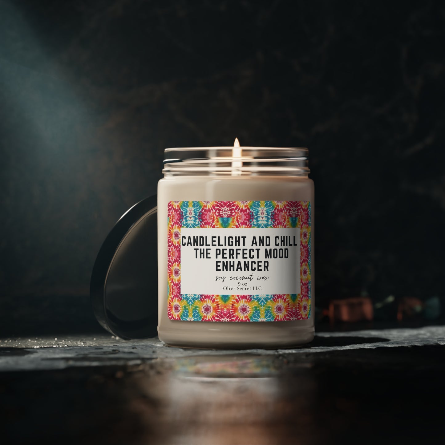 Candlelight and chill: the perfect mood enhancer Scented Soy Candle, 9oz