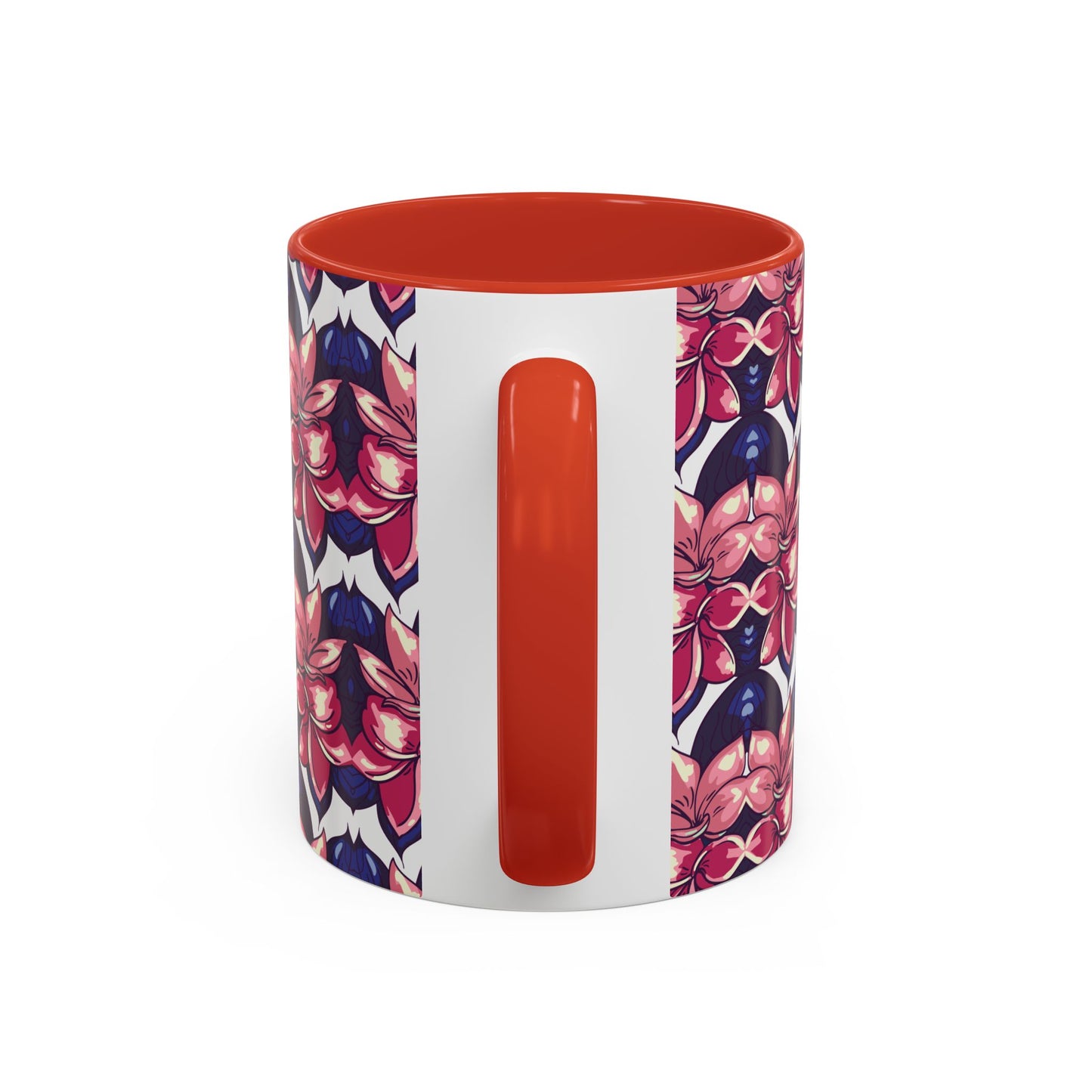 Floral Accent Coffee Mug