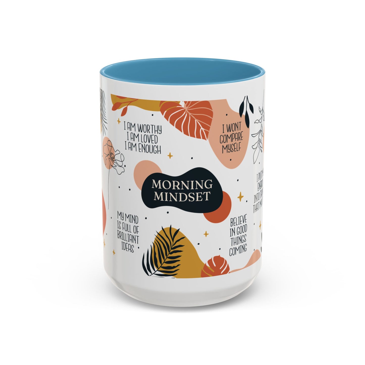 Morning Mindset Accent Coffee Mug