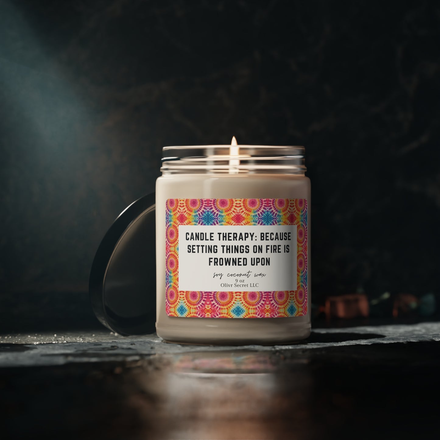 Candle therapy: because setting things on fire is frowned upon Scented Soy Candle, 9oz