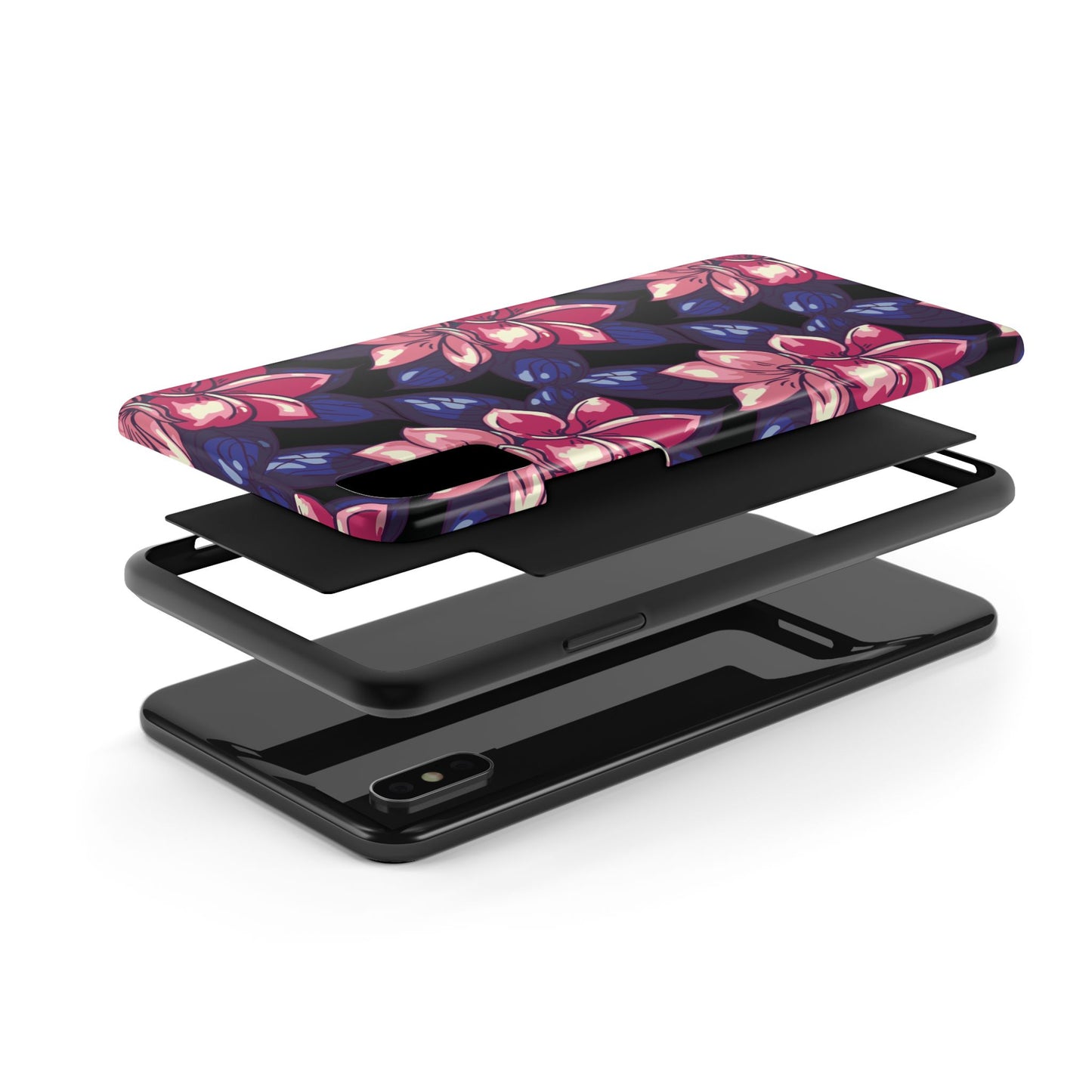 Phone Case, Floral Design, Protective Case, Cover, Strong, Durable, Custom Shell