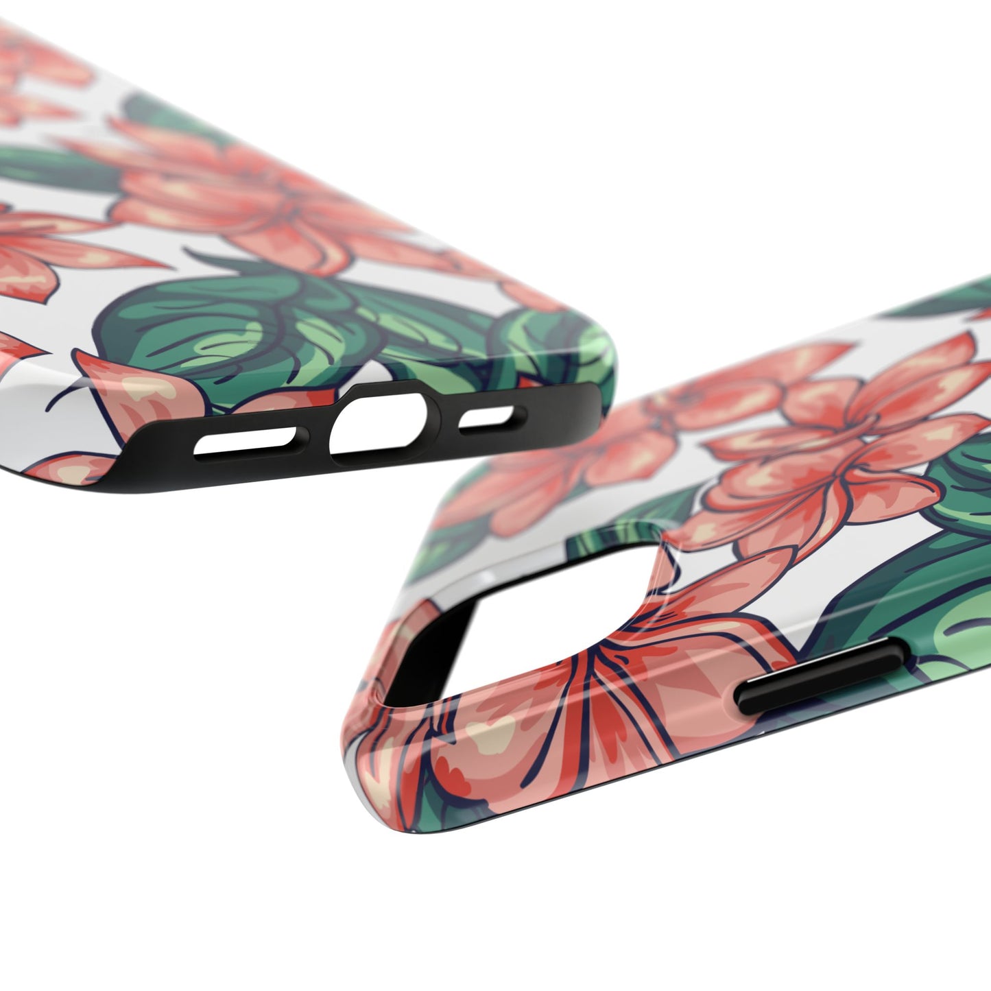 Phone Case, Floral Design, Protective Case, Cover, Strong, Durable, Custom Shell