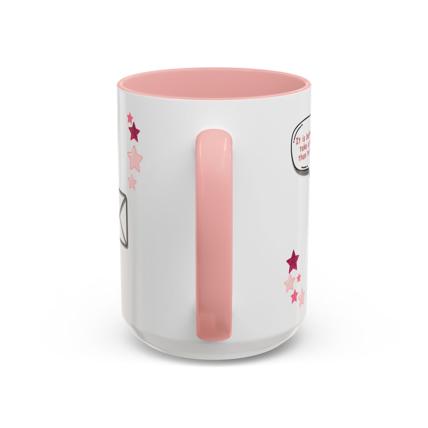 It is a better to take a step than to stop Accent Coffee Mug (11, 15oz)