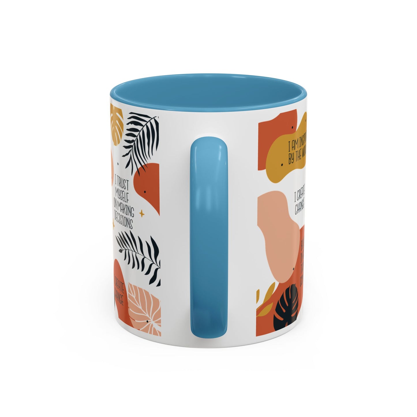 Morning Mindset Accent Coffee Mug