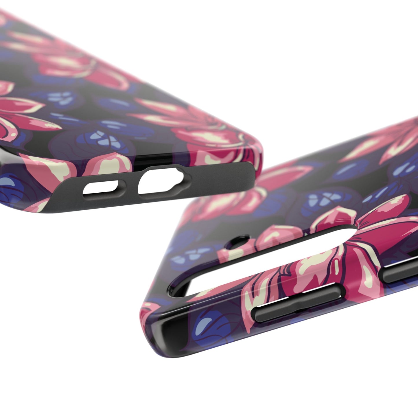 Phone Case, Floral Design, Protective Case, Cover, Strong, Durable, Custom Shell