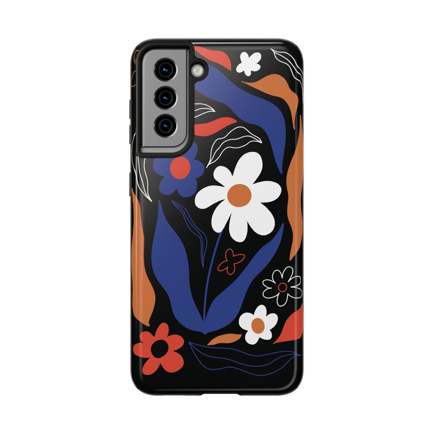 Phone Case, Floral Design, Protective Case, Cover, Strong, Durable, Custom Shell