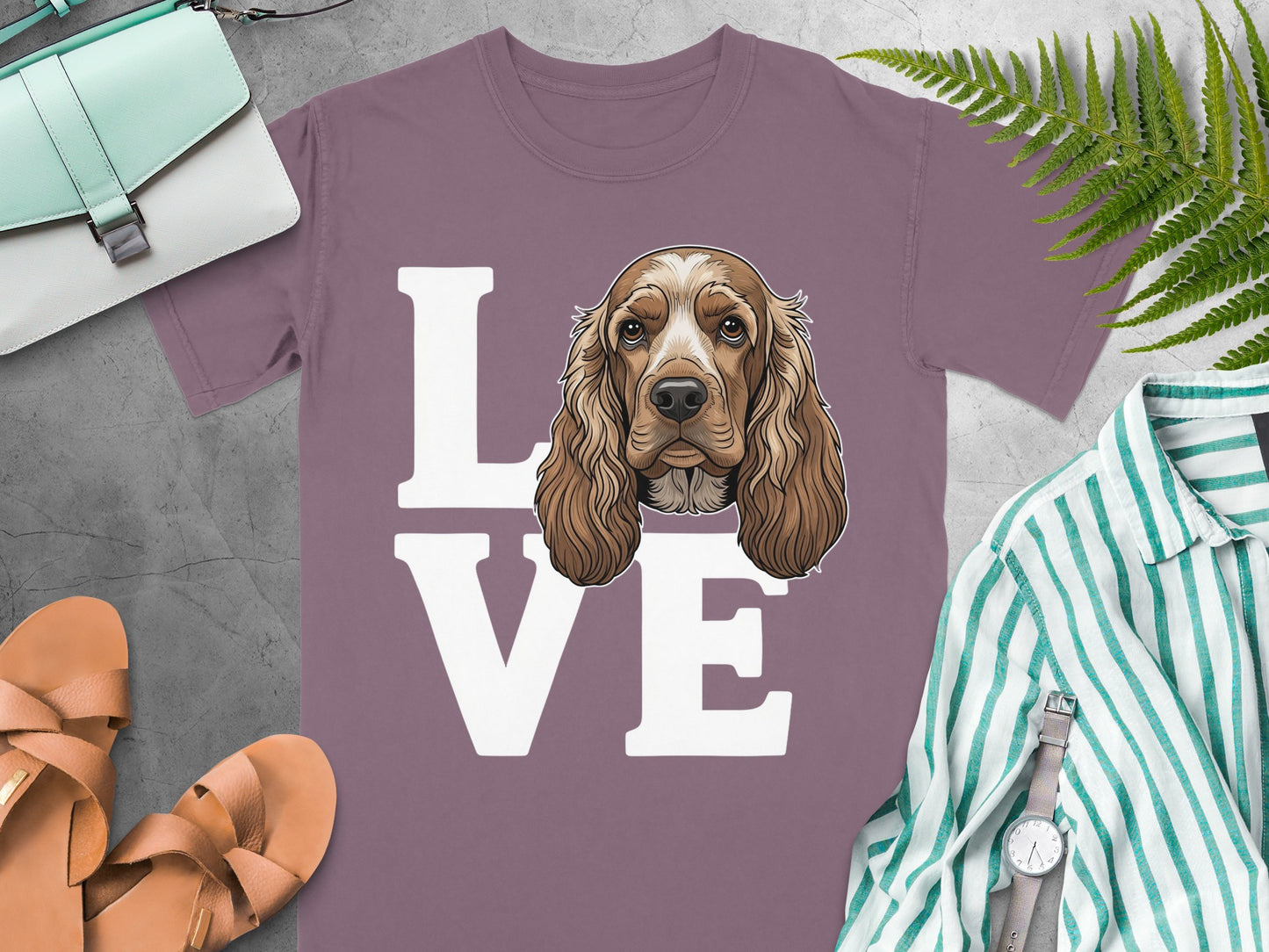 Cute Dog 'LOVE' Graphic Tee Shirt for Pet Lovers