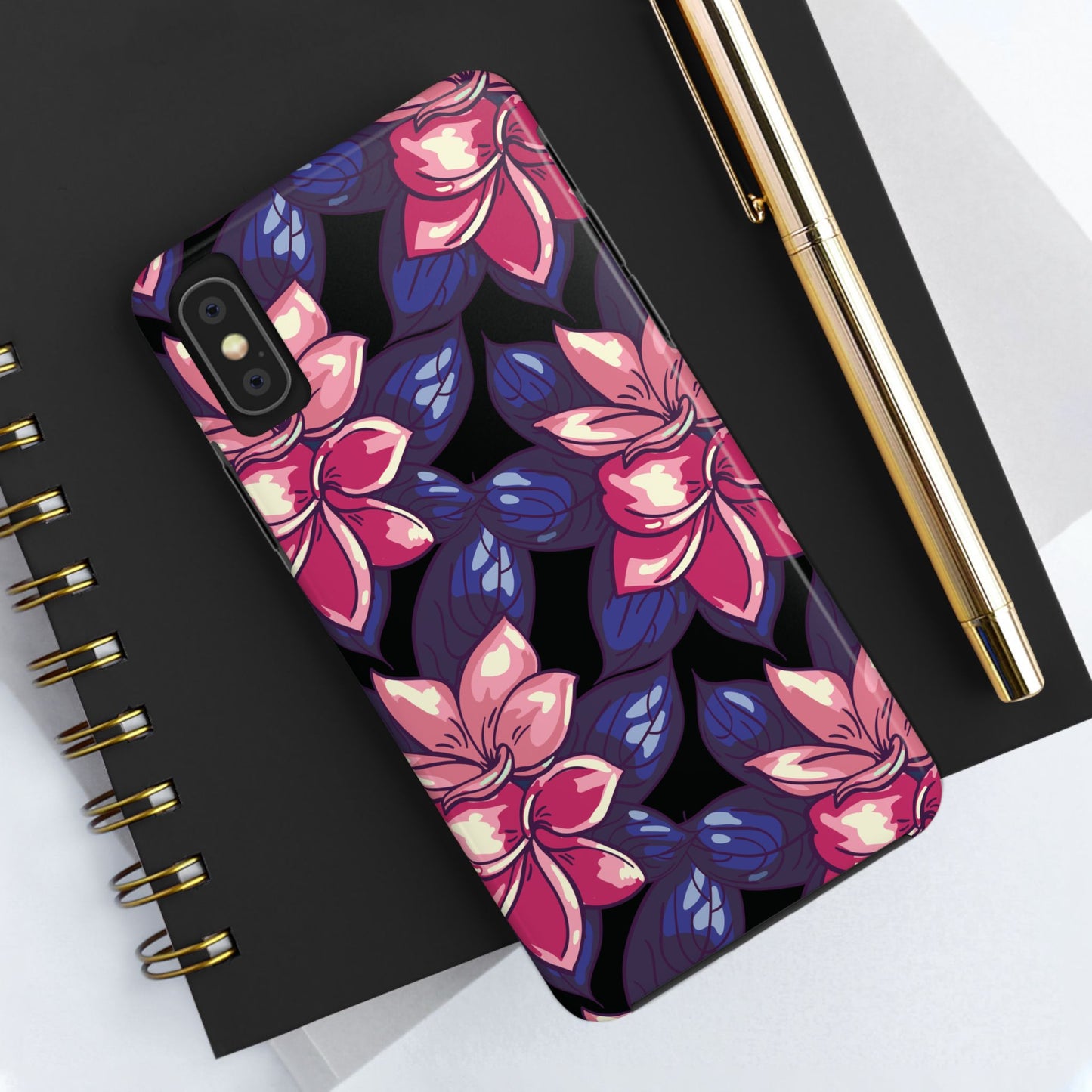 Phone Case, Floral Design, Protective Case, Cover, Strong, Durable, Custom Shell