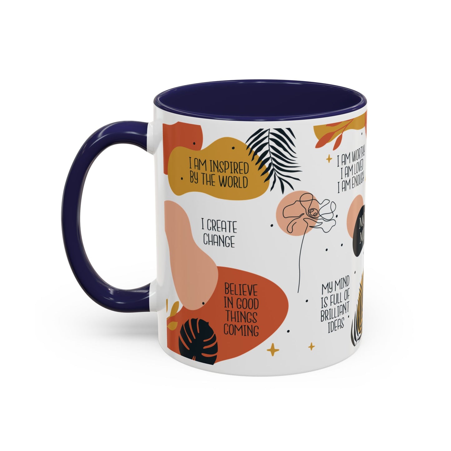 Morning Mindset Accent Coffee Mug