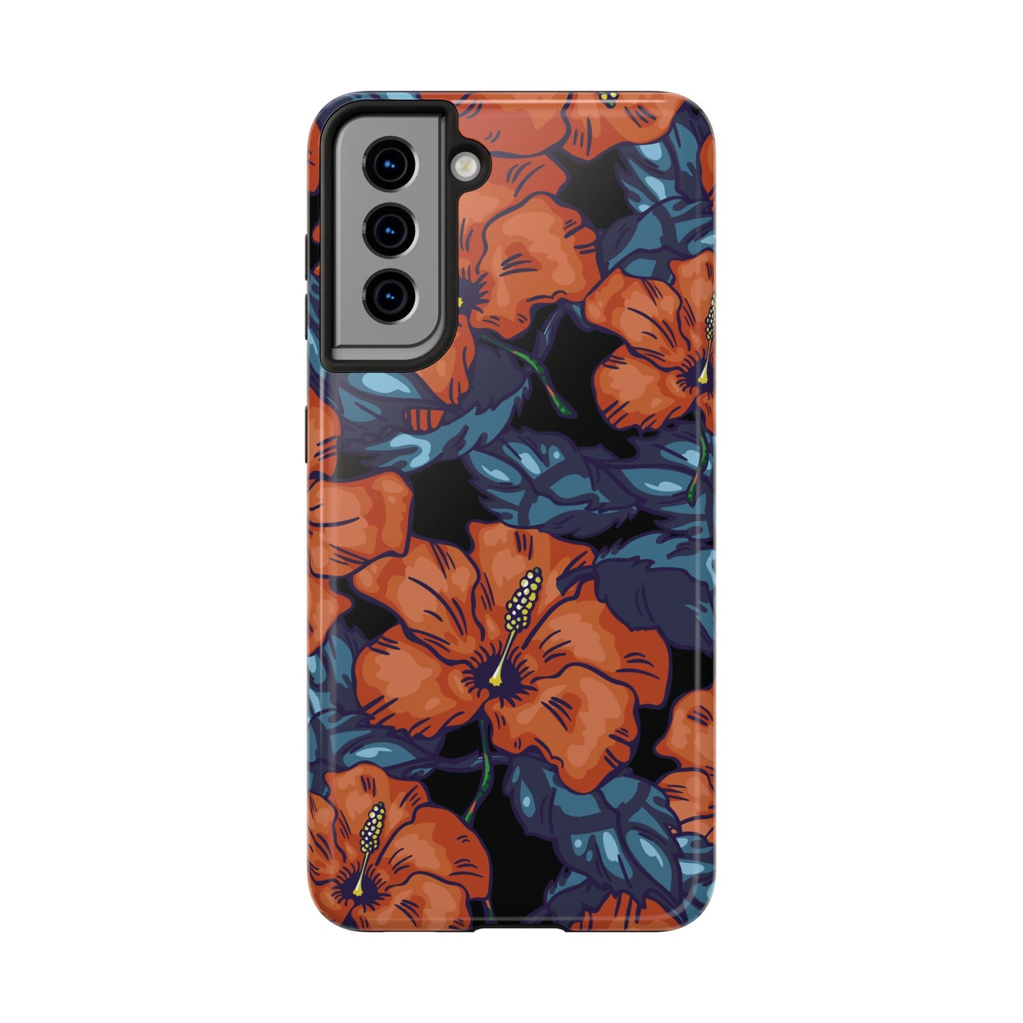 Phone Case, Floral Design, Protective Case, Cover, Strong, Durable, Custom Shell