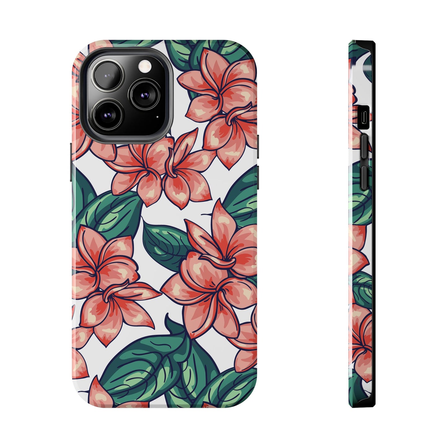Phone Case, Floral Design, Protective Case, Cover, Strong, Durable, Custom Shell