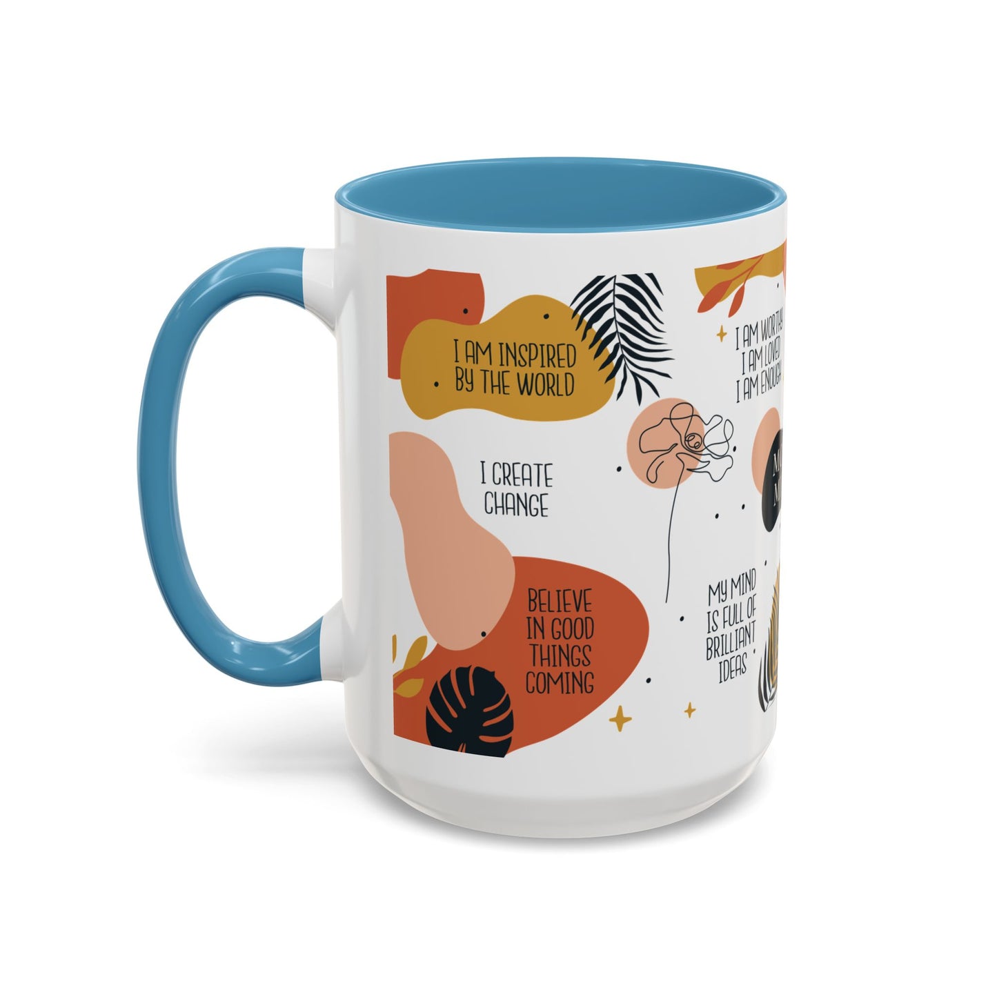 Morning Mindset Accent Coffee Mug