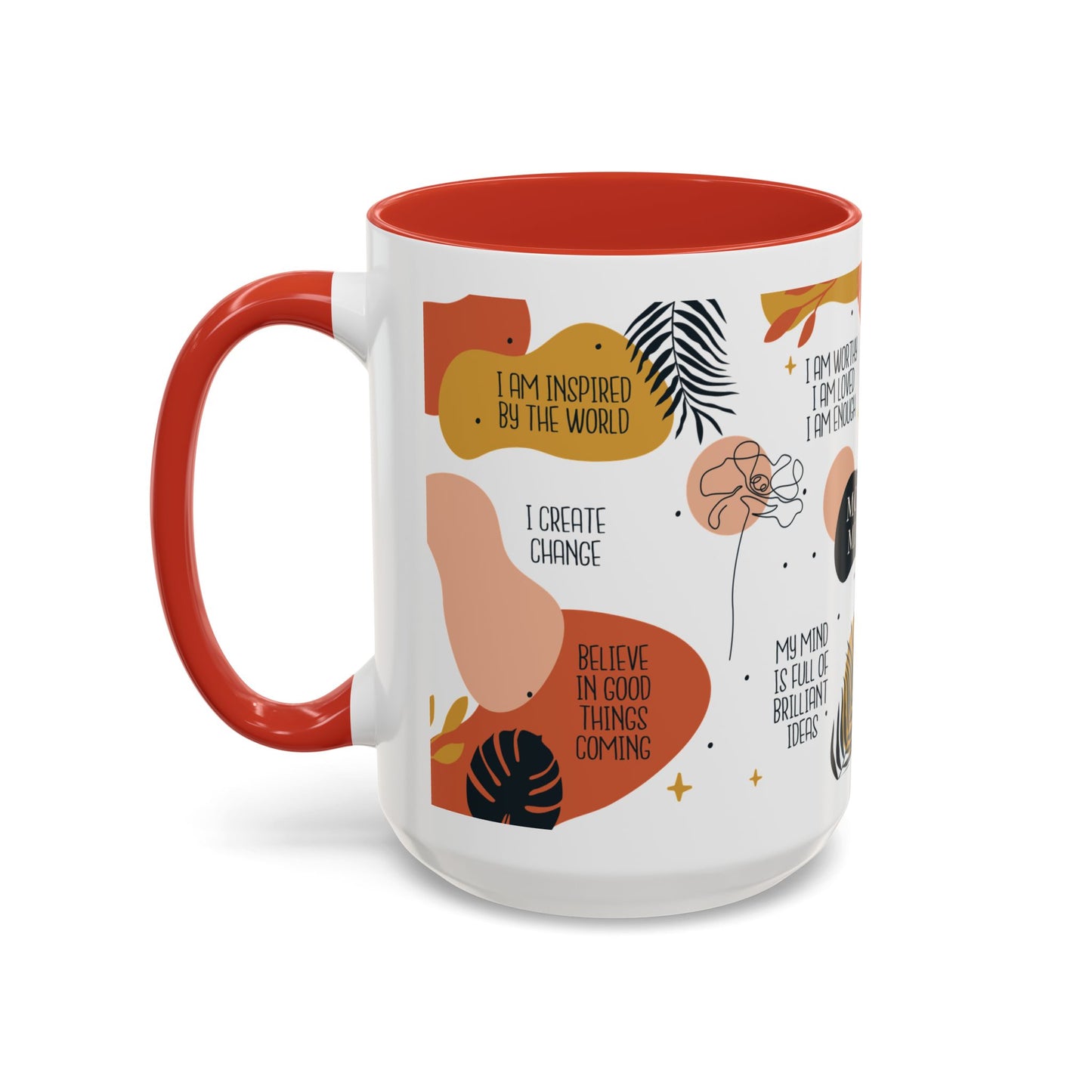 Morning Mindset Accent Coffee Mug