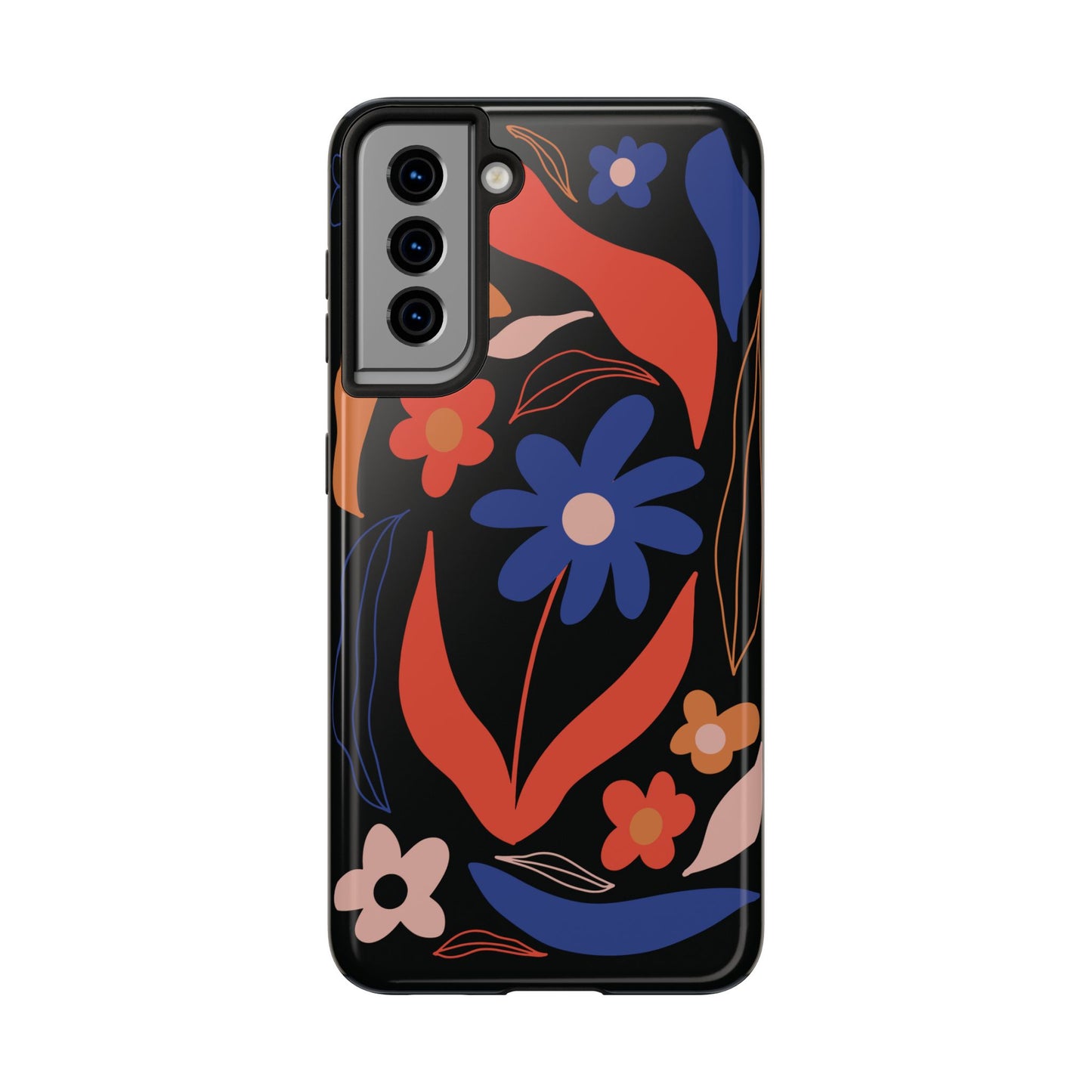Phone Case, Floral Design, Protective Case, Cover, Strong, Durable, Custom Shell