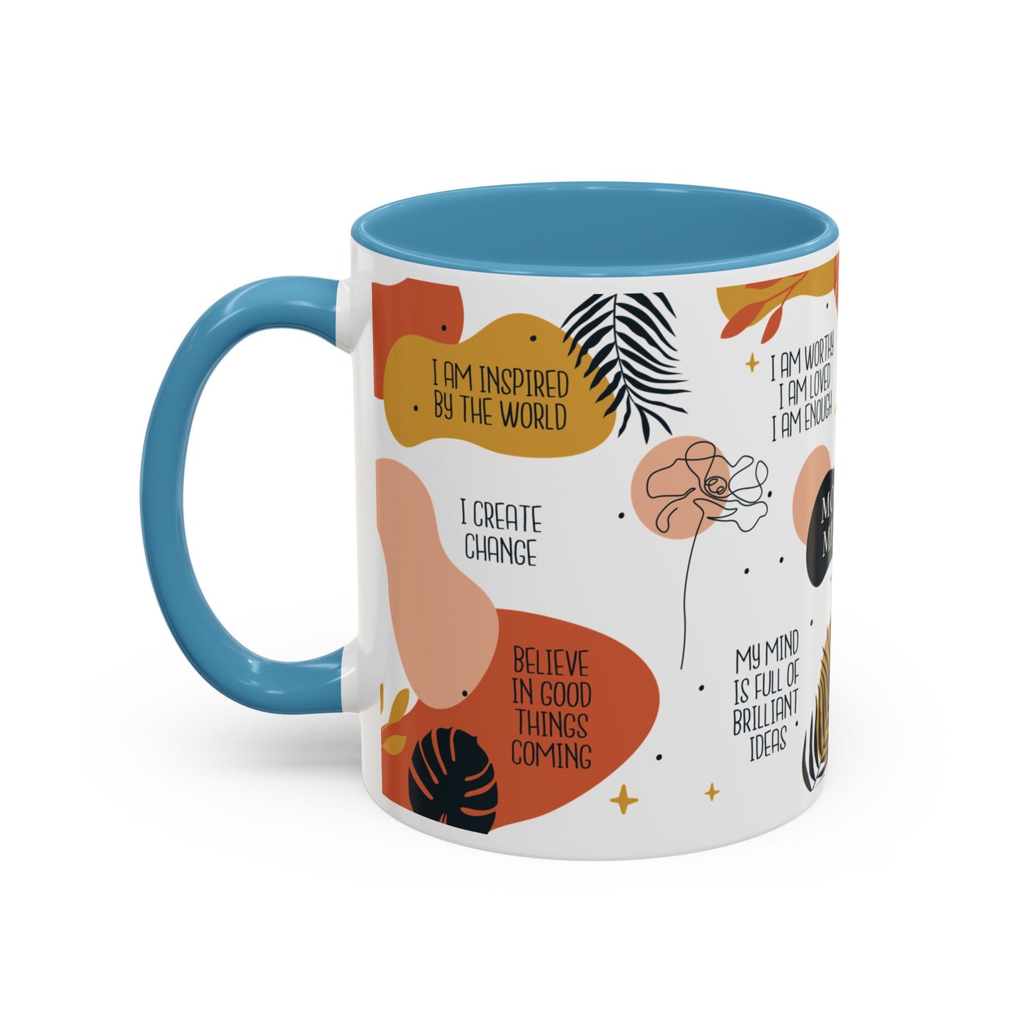 Morning Mindset Accent Coffee Mug