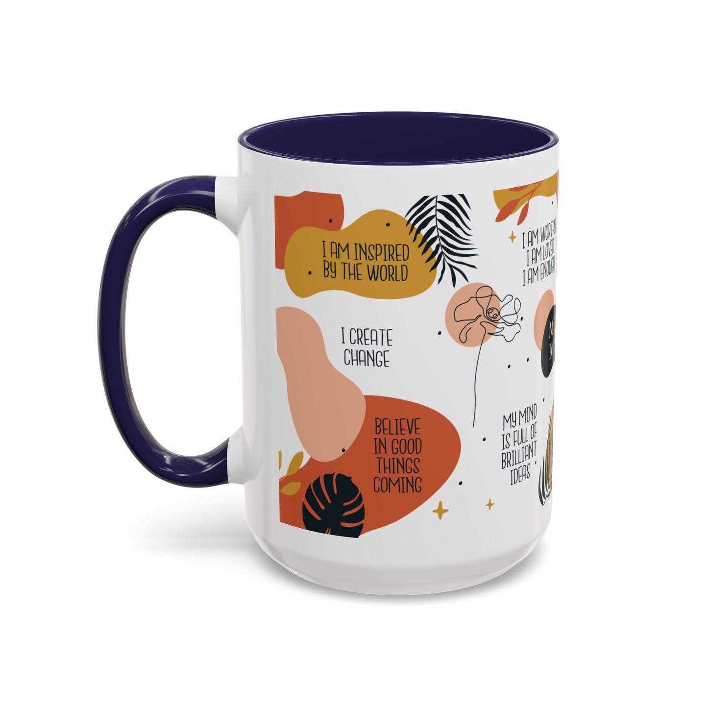 Morning Mindset Accent Coffee Mug