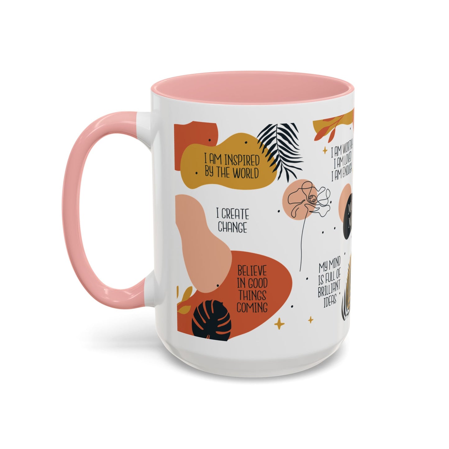 Morning Mindset Accent Coffee Mug