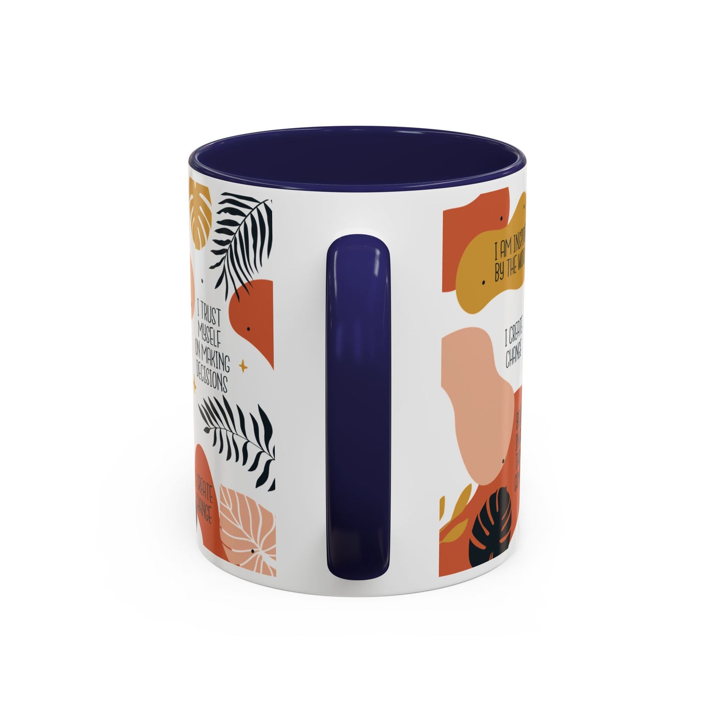 Morning Mindset Accent Coffee Mug