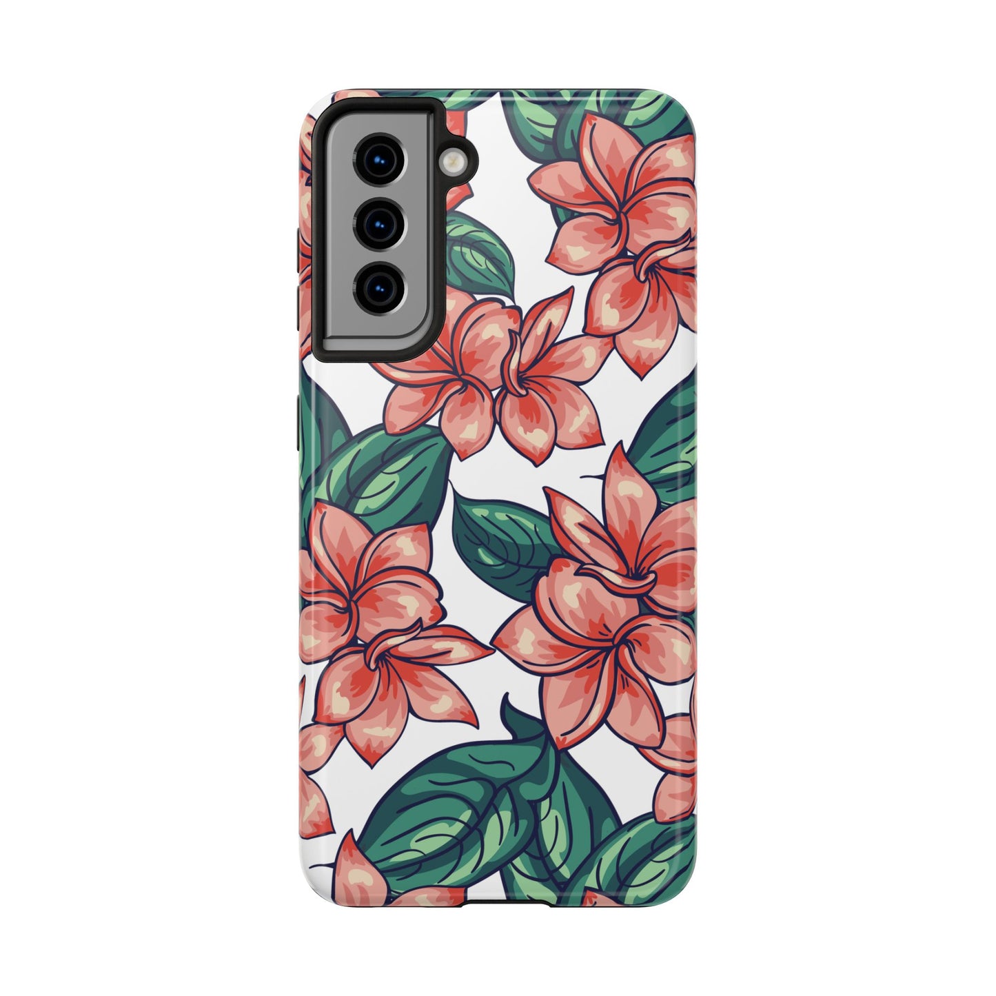 Phone Case, Floral Design, Protective Case, Cover, Strong, Durable, Custom Shell