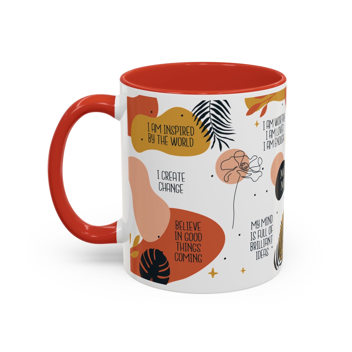 Morning Mindset Accent Coffee Mug