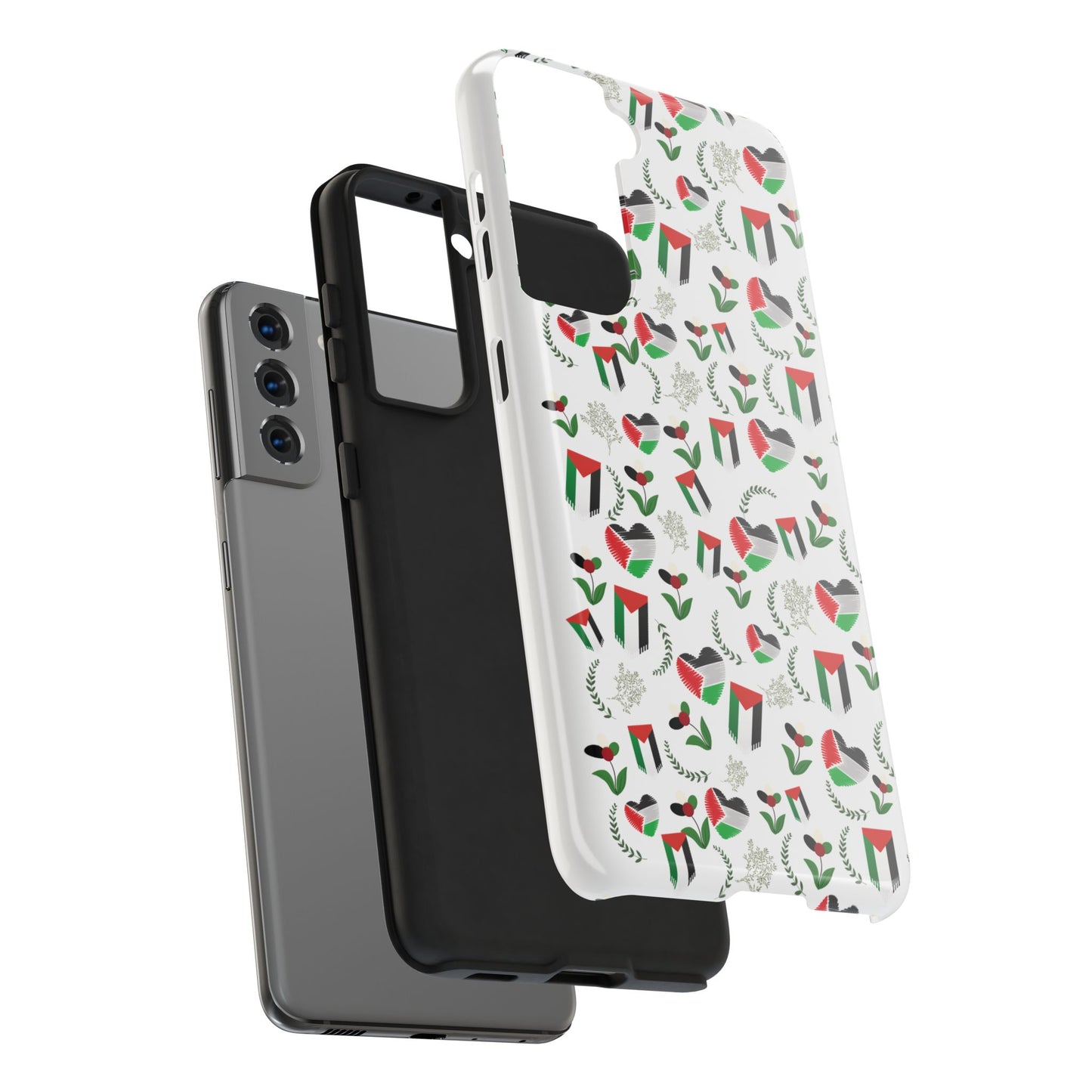 Phone Case, Palestine Flag Design, Protective Case, Cover, Strong, Durable, Custom Shell