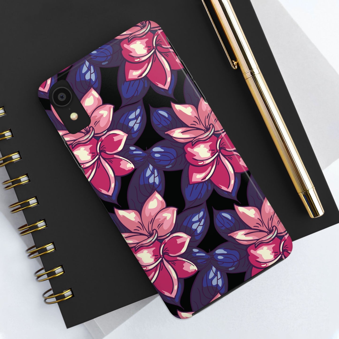 Phone Case, Floral Design, Protective Case, Cover, Strong, Durable, Custom Shell
