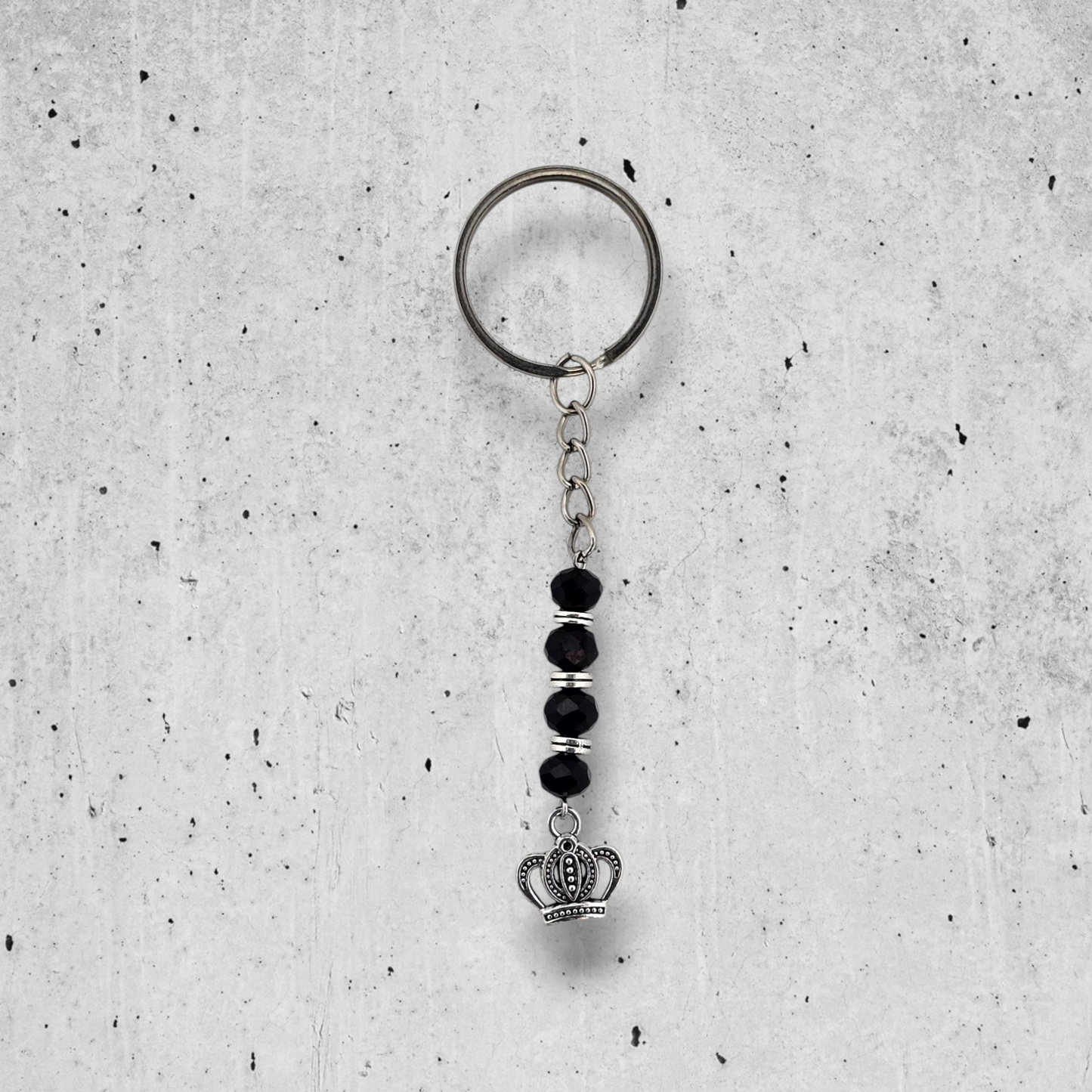 Key Chain with King Charm