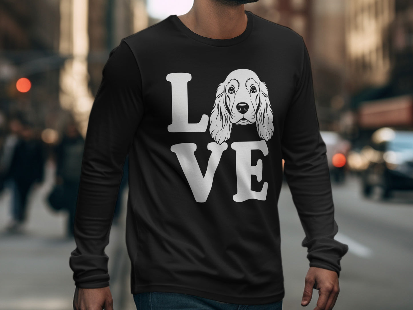 Love Dog Long Sleeve Shirt for Pet Lovers