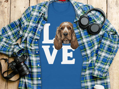 Love Cocker Spaniel Graphic Printed T-Shirt Product