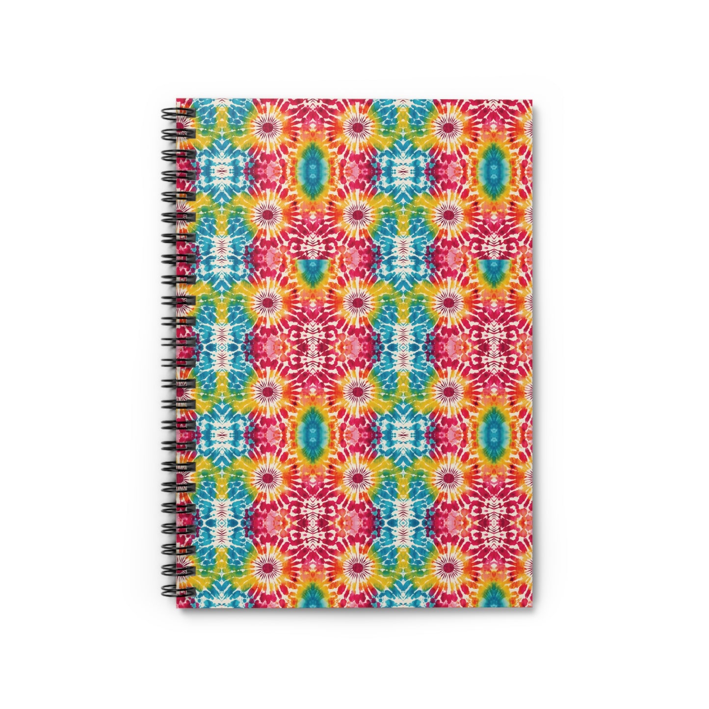 Colorful Paint Splatter Spiral Notebook - Ruled Line