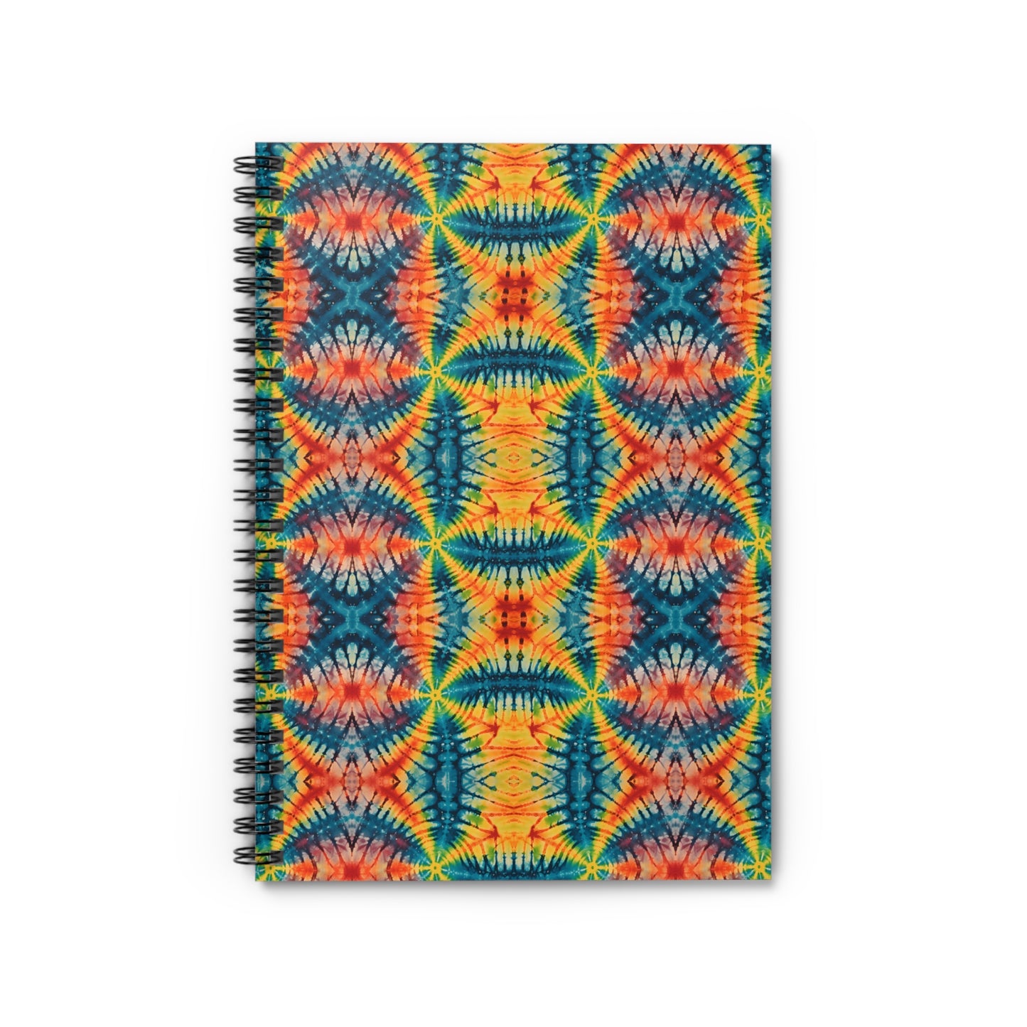 Colorful Paint Splatter Spiral Notebook - Ruled Line