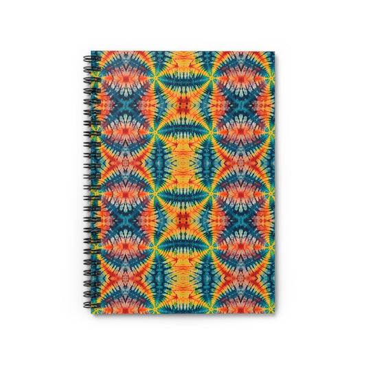 Colorful Paint Splatter Spiral Notebook - Ruled Line