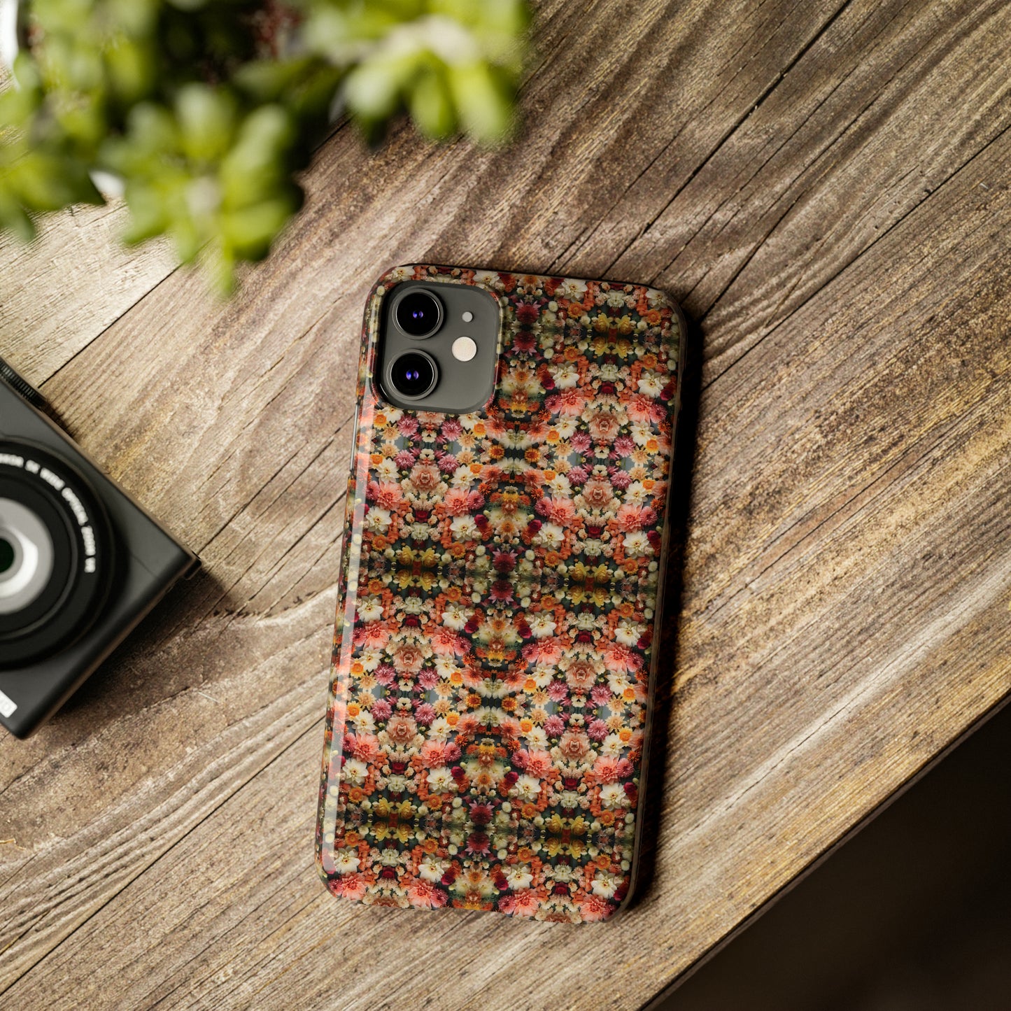 3D Flowers Pattern Slim Phone Cases