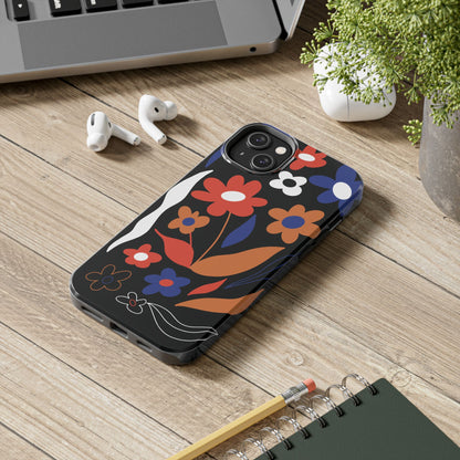 Phone Case, Floral Design, Protective Case, Cover, Strong, Durable, Custom Shell