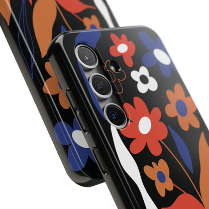 Phone Case, Floral Design, Protective Case, Cover, Strong, Durable, Custom Shell