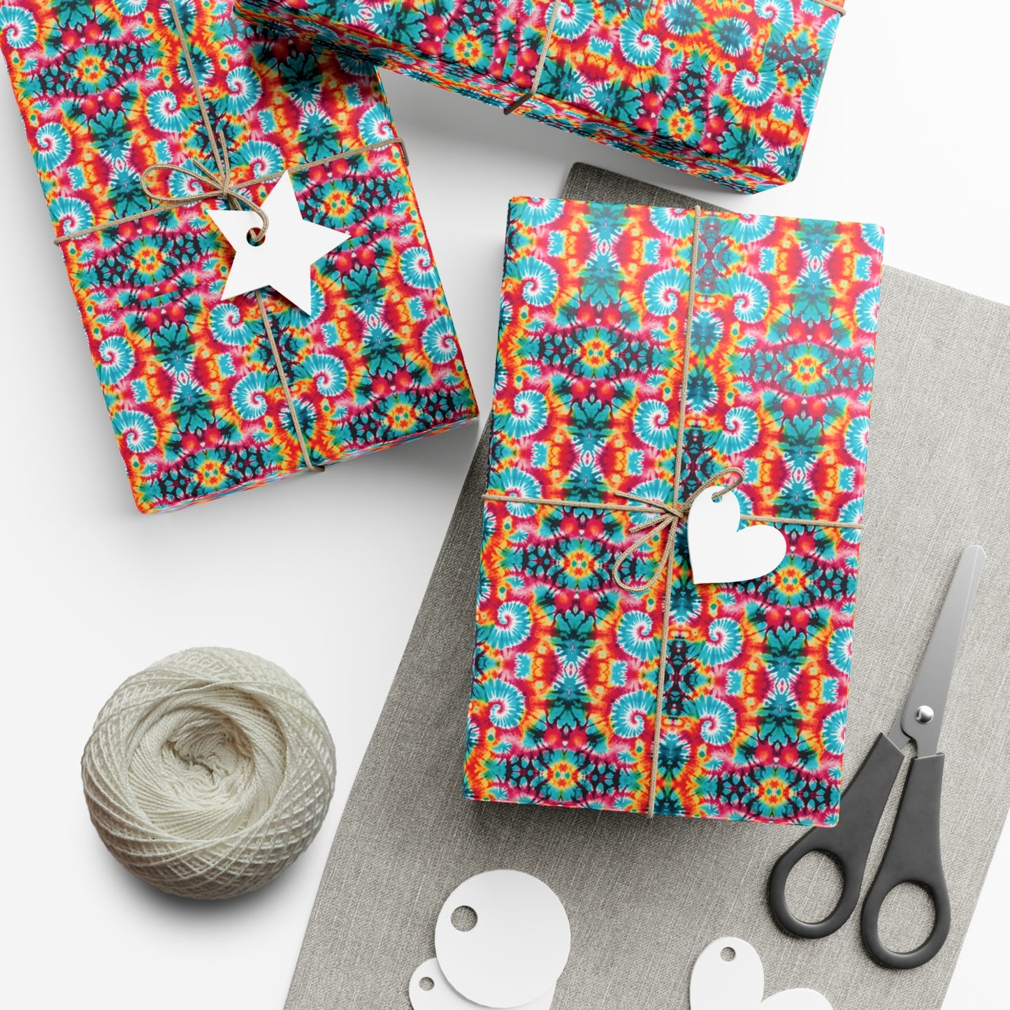 Colorful paint splatter pattern Gift Wrap Papers