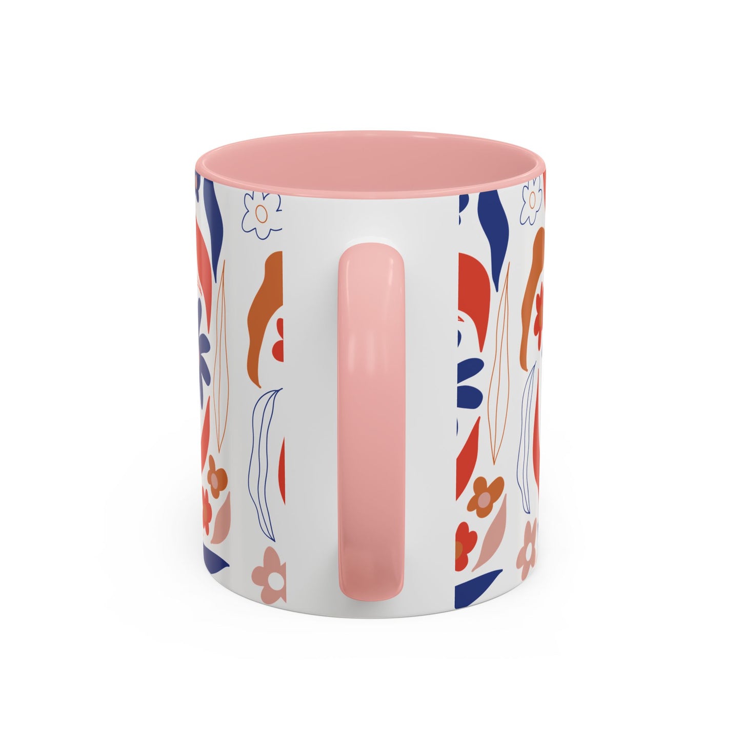 Floral Accent Coffee Mug