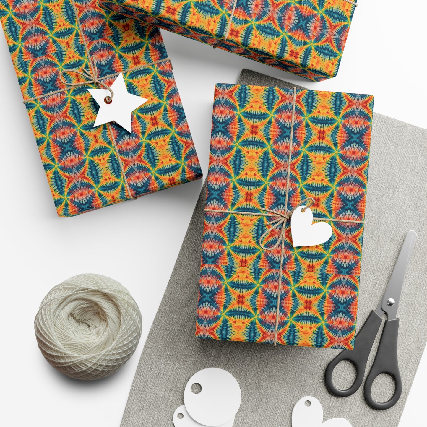 Colorful paint splatter pattern Gift Wrap Papers