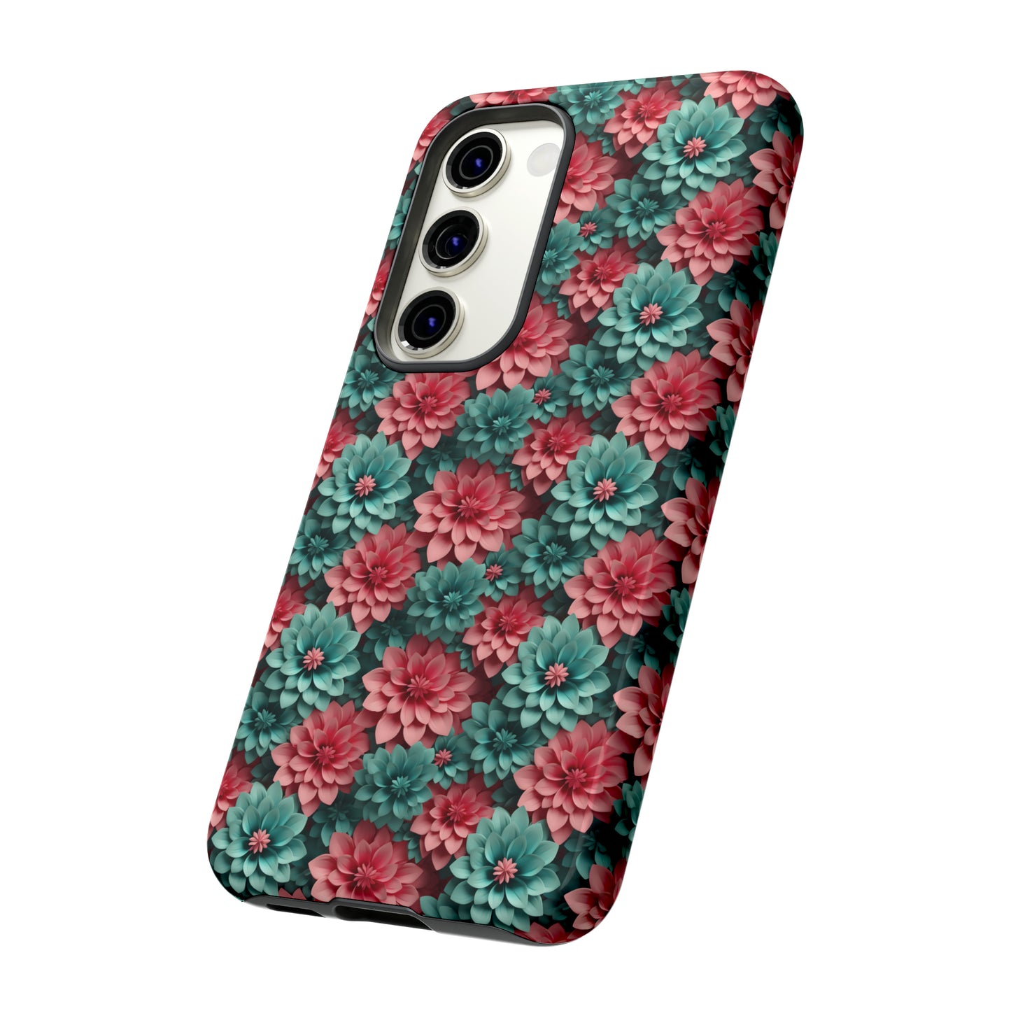 3D Flowers Tough Cases