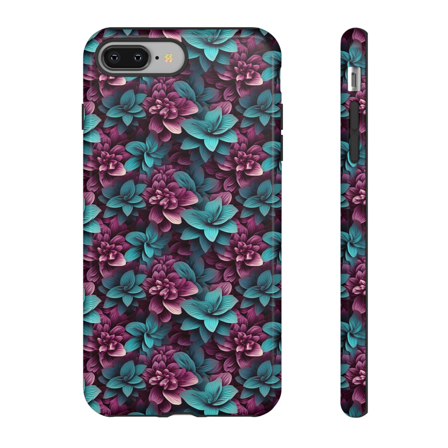 3D Flowers Tough Cases